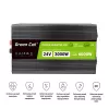 Automobilinis inverteris Green Cell INVGC24P3000LCD 24V 3000W grynoji sinusinė banga, 230V 50Hz, LCD, F tipas