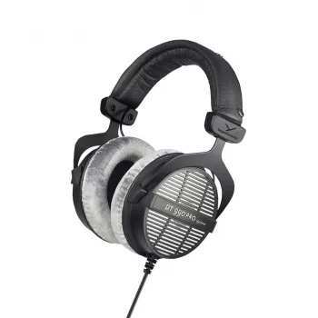 Studijinės ausinės Beyerdynamic DT 990 PRO 250 Ω — uždaro tipo, aplinkausinės, laidinės, 3 m kabelis, 96 dB, 5–35 kHz