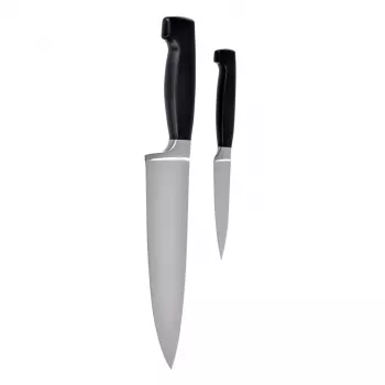 Buitinis peilis ZWILLING 35175-000-0 — nerūdijančio plieno ašmenys, juoda rankena, plotis 95 mm, ilgis 420 mm
