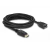 DeLOCK DisplayPort 1.2 prailginimo kabelis 4K 60 Hz 5 m