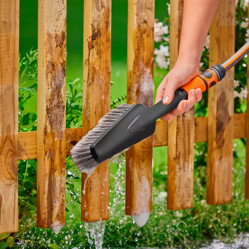 Sodo vandens purškimo pistoleto antgalis GARDENA 18841-20 pilka oranžinė plotis 320 mm