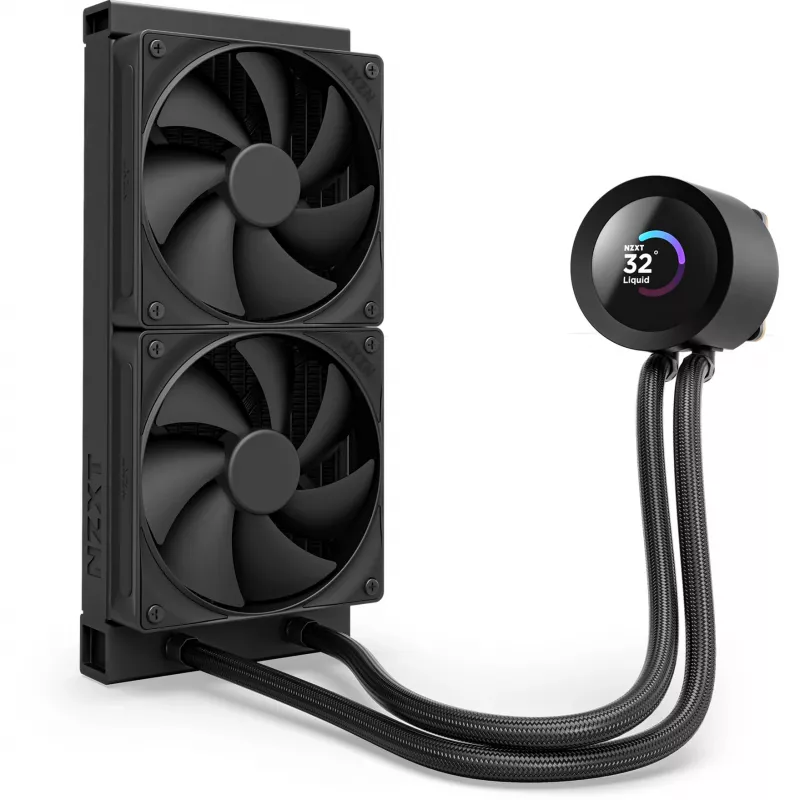 NZXT Kraken Plus 240 procesoriaus „viskas viename“ skysčio aušintuvas 12 cm juodas