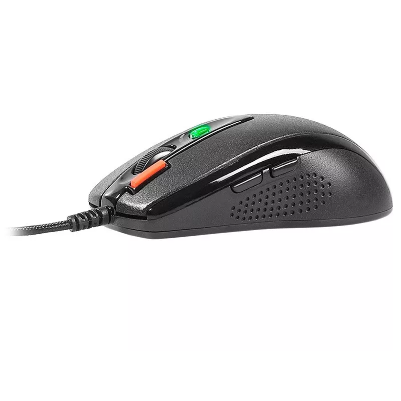 Žaidimų pelė A4Tech X-7120 USB Type-A abiem rankoms tinkama 2000 DPI, 3 ms, laidinė, juoda