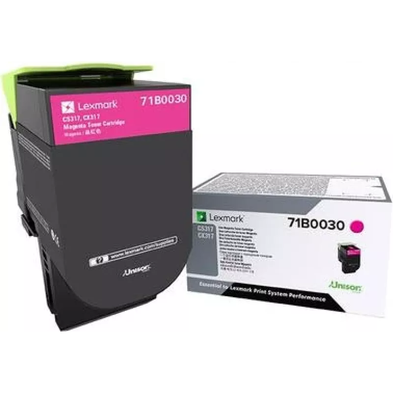 Lexmark 71B0030 Spausdintuvo Eksploatacinė Medžiaga Purpurinė