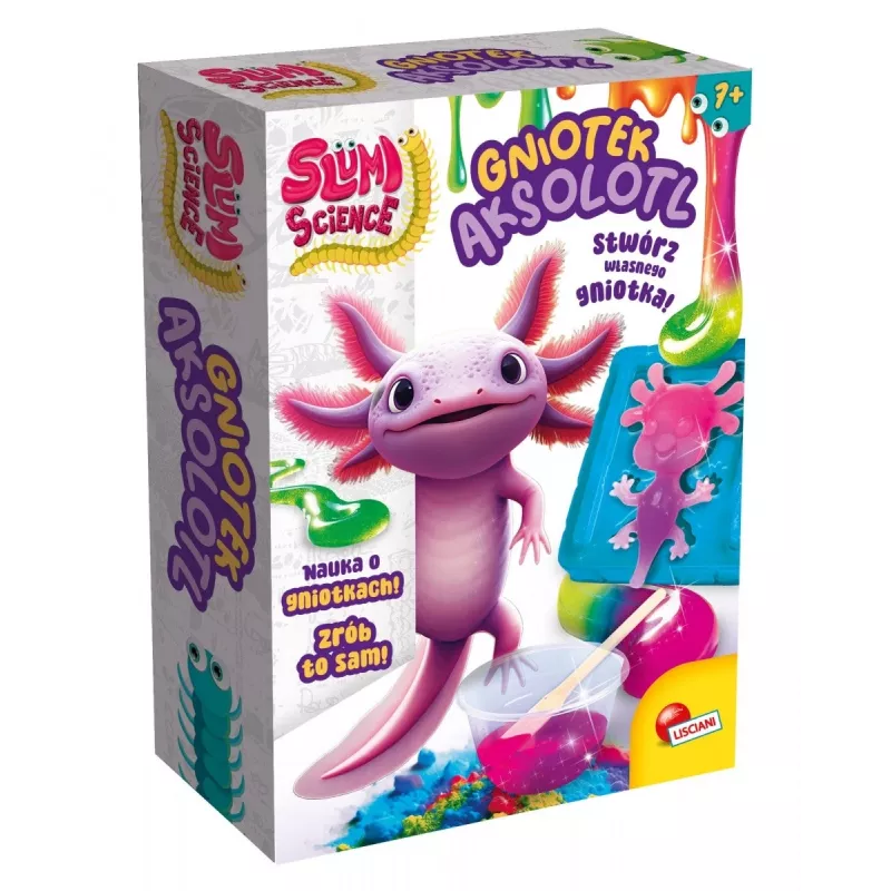 Rankinis spaustukas Liscianigiochi Slumi Science Axolotl modelis 304-PL110322 edukaciniam žaidimui