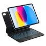 Dėklas su Bluetooth klaviatūra Inateck KB09119-10, skirtas Apple iPad 11 colių (27,9 cm) – suderinamas su 11-os kartos A16 2025 ir 10,9 colio 10-os kartos 2022 modeliais