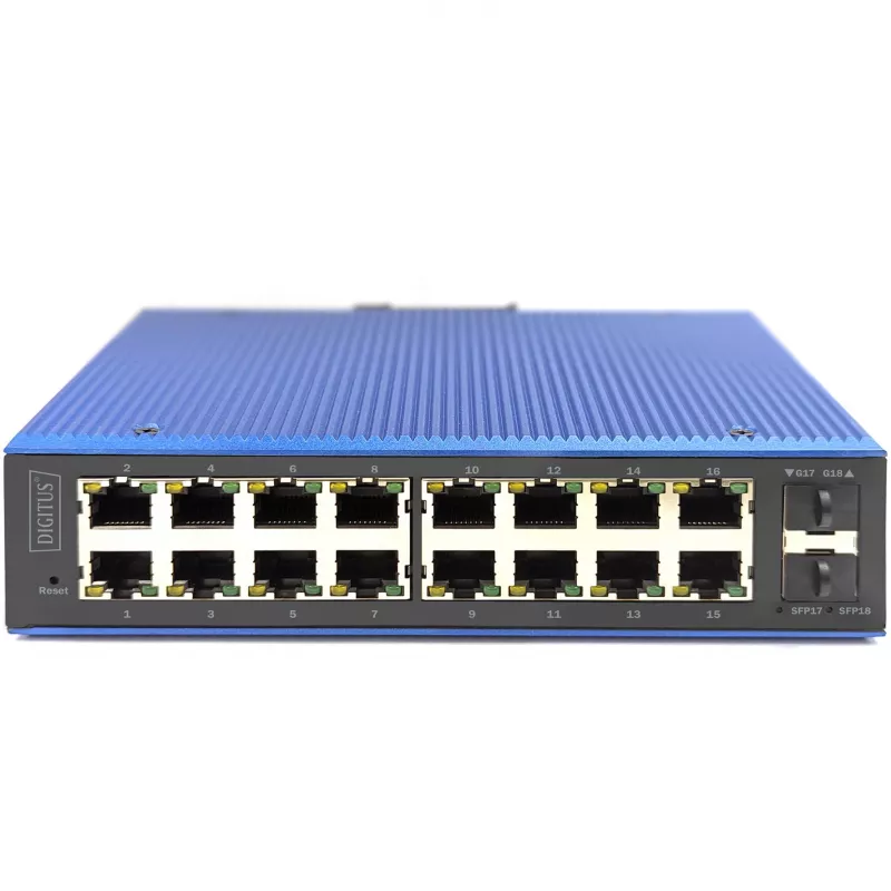 Valdomas komutatorius DIGITUS DN-651159 16+2 prievadų Gigabit Ethernet PoE