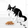 Šlapias kačių maistas Purina Nestlé FELIX Fantastic žuvies skoniai — tunas, lašiša, menkė, plekšnė, 12×85 g paketėliai