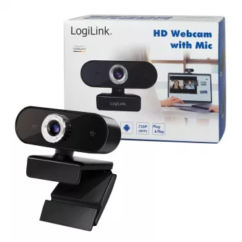 Internetinė kamera LogiLink UA0368 1280 x 720 pikselių