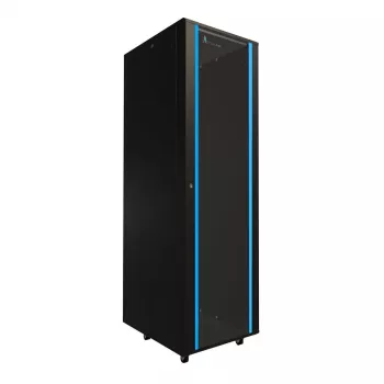 Laisvai stovintis stovas Extralink Rackmount spintelė 42U 600x800 Juoda