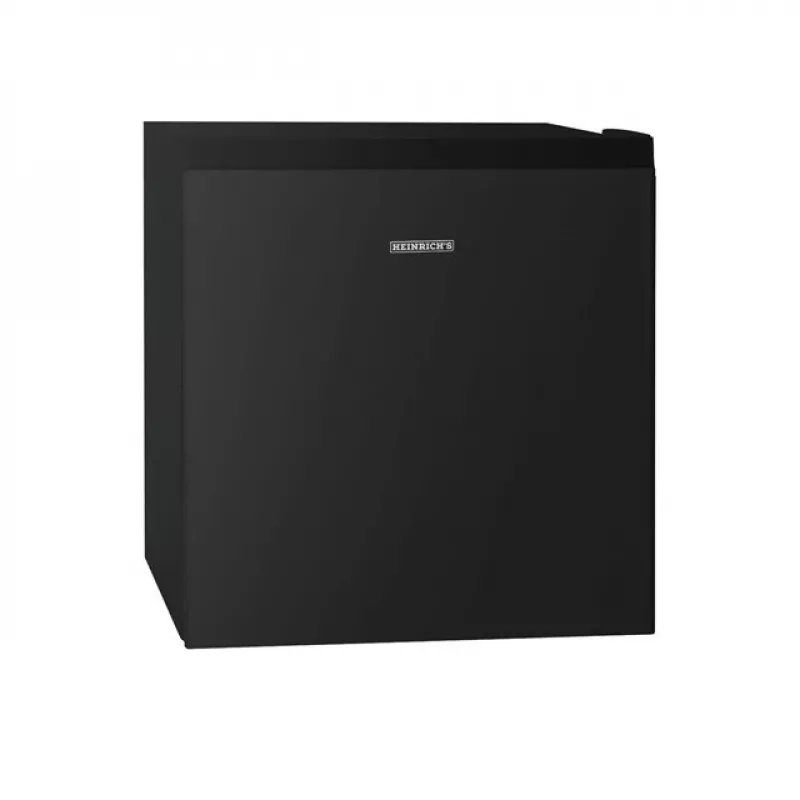 Šaldytuvas HEINRICH'S HKB 4188 SW juodas — 45 L, E klasė, 39 dB, atverčiamos durys