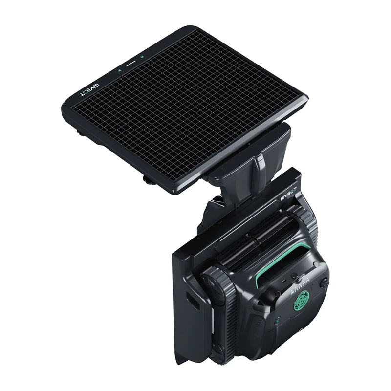 Wybot S2 Solar Vision belaidis baseinų valymo robotas — Wybot S2 SOLAR VISION, saulės energija maitinamas belaidis valiklis