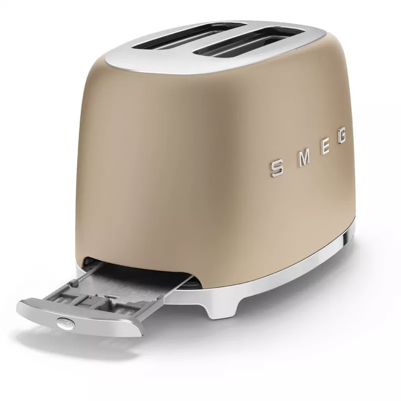 Skrudintuvas Smeg 50's Style TSF01CHMEU 2 griežinėliai Auksinis 950W