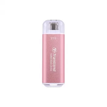 SSD disk Transcend 512 GB išorinis USB Type-C ESD300 rožinis