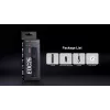 Taktinis žibintuvėlis Nitecore EDC25 — dvigubas LED, 15 lm, aliuminio korpusas, įkraunamas per USB, IP54, atsparus smūgiams, juodas