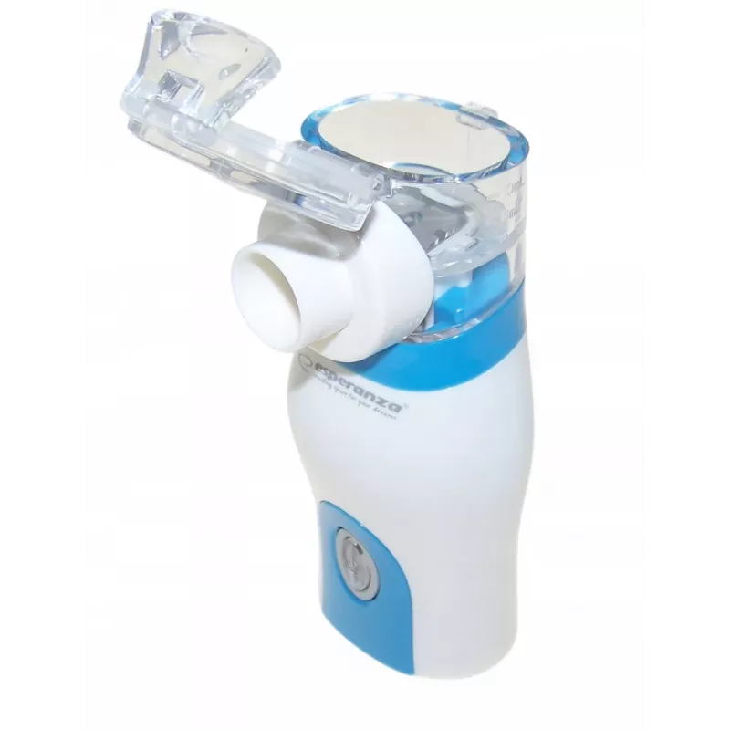 Nešiojamasis inhaliatorius ESPERANZA ECN005 — kompaktiškas kišeninis purkštuvas, 0.2 ml/min., 21 dB, USB, 2×AA