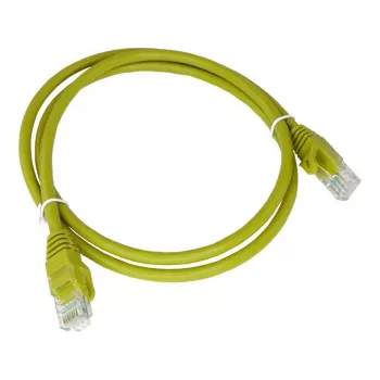 Alantec KKU5CZA1 tinklo kabelis geltonas 0,25 m Cat5e U/UTP (UTP)