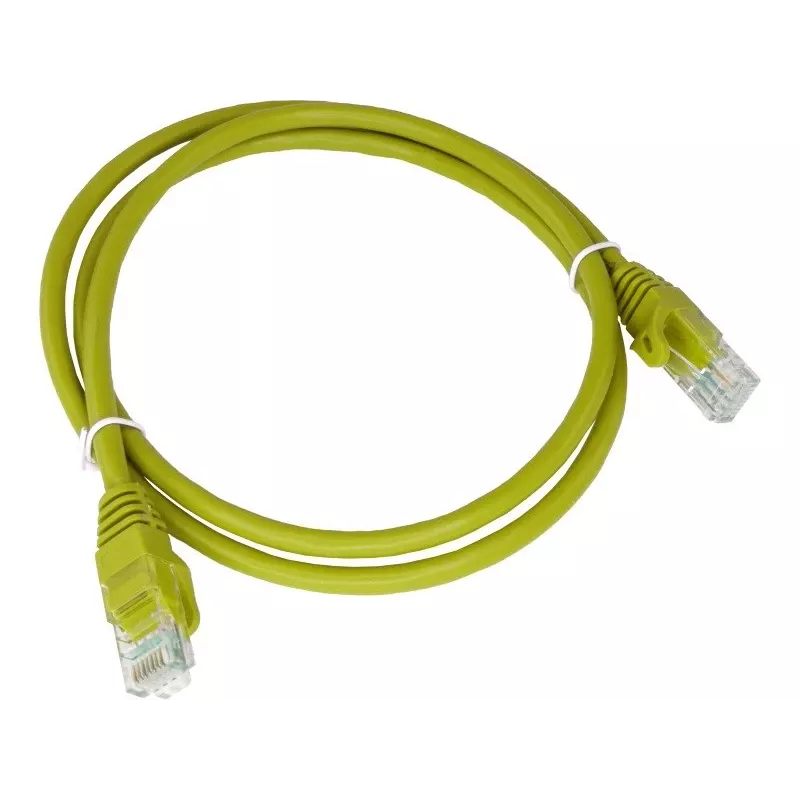 Alantec KKU5CZA1 tinklo kabelis geltonas 0,25 m Cat5e U/UTP (UTP)