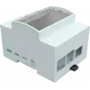 JOY-IT RPI CASE DIN4 - Korpusas Raspberry Pi 4, DIN bėgelis, pilka/permatoma (RB-CASEP4+07)