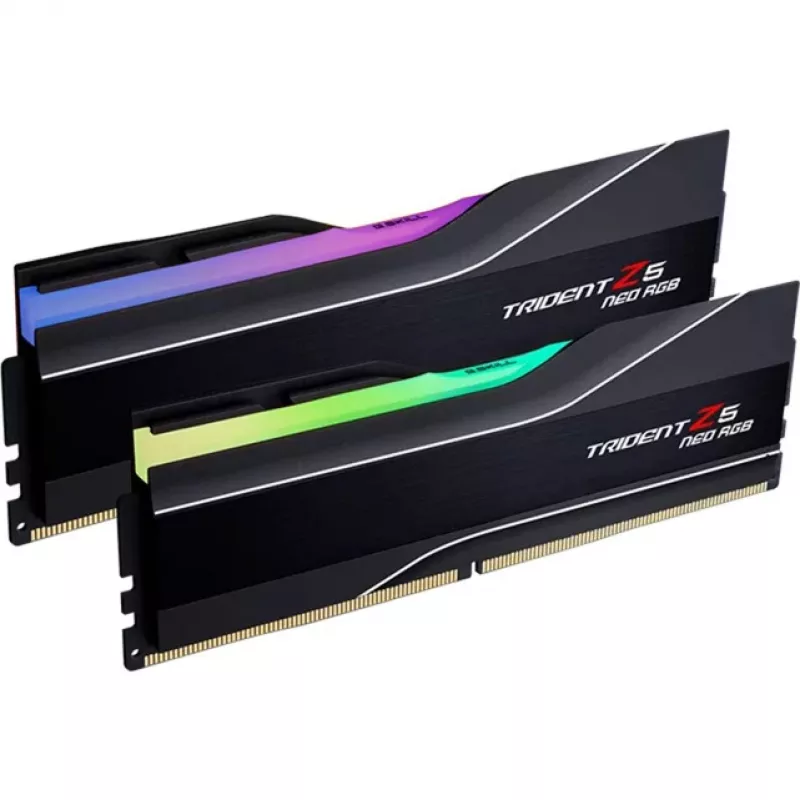Staliniam kompiuteriui skirtas DDR5 atminties modulis G.SKILL 32GB (2x16GB) 6000MHz CL26 288 kontaktų DIMM 1.45V su radiatoriumi ir RGB