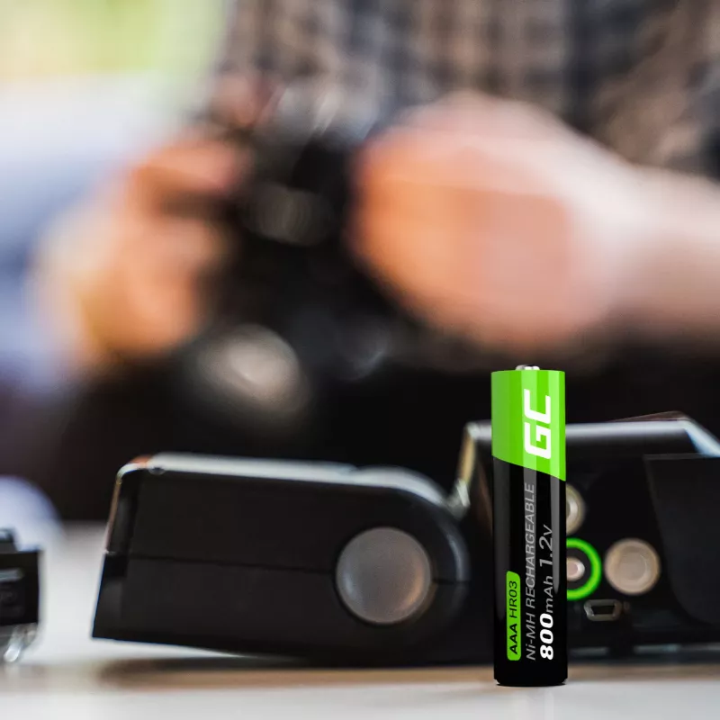 Įkraunama baterija Green Cell GR04 AAA NiMH 1,2 V 800 mAh 4 vnt.