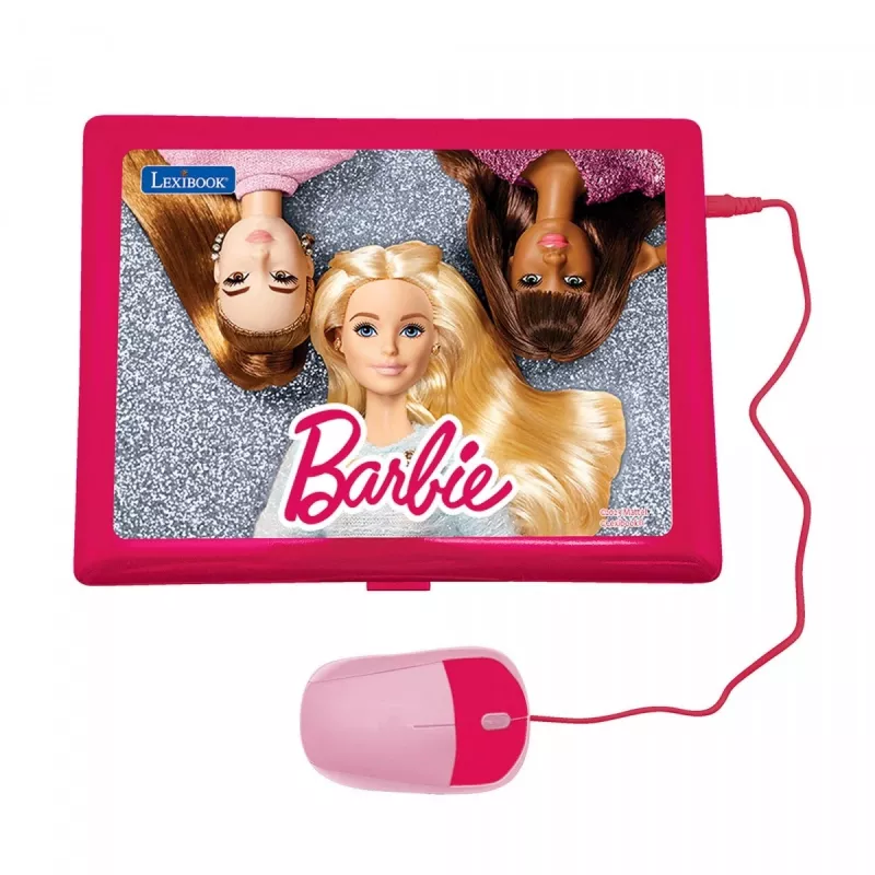 Dvikalbis mokomasis vaikų nešiojamas kompiuteris Lexibook Barbie JC598BBi17
