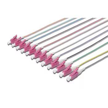 Skaidulinės optijos pigtailai Digitus LC OM4 50/125 µ vienpusis 2 m