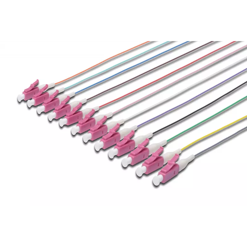 Skaidulinės optijos pigtailai Digitus LC OM4 50/125 µ vienpusis 2 m