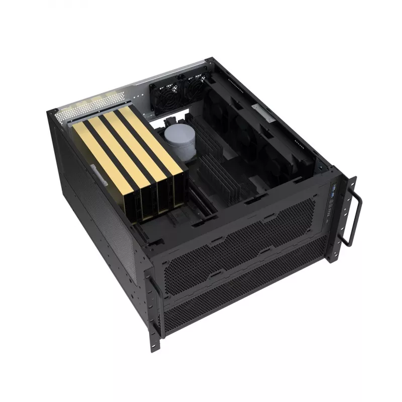 Kompiuterio korpusas SidabrinėStone SST-RM600 ATX juodas