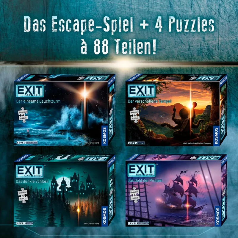 Kosmos EXIT-Das Spiel dėlionė 14 vnt.