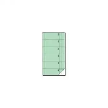 Formų knyga Sigel Bonbuch 105 x 200 mm šviesiai žalia — 360 kopijų, mėlynas popierius
