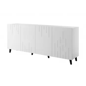 BARI komoda 200x42x82 baltas matinis