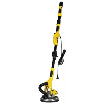 Diskinis šlifuoklis STANLEY SFMEE500S 750 W, reguliuojamas greitis, teleskopinė rankena, minkšta rankena, juoda/geltona