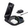 Belkin BoostCharge ausinių įkroviklis belaidis greitasis įkrovimas USB Type-C juodas
