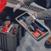 Kieto korpuso dėklas Einhell E-Case M juodas raudonas 2,85 kg