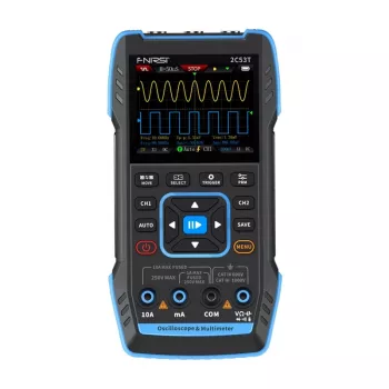FNIRSI 2C53T 3-in-1 nešiojamasis osciloskopas multimetras signalų generatorius
