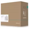 Stalinio kompiuterio korpusas DeepCool CL6600 WH — baltas, palaiko ATX/PS2/SFX/SFX-L maitinimo blokus, 140 mm priekyje, 120/140 mm viršuje/gale, 2,5 colio ir 3,5 colio diskus