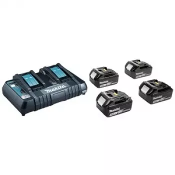 MAKITA maitinimo šaltinis KIT 18V (BL1850Bx4+DC18RD) MAKPAC