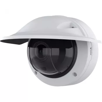 IP apsaugos kamera AXIS Q3546-LVE — kupolinė, vidaus ir lauko, 2688×1512, 1/1,8 colio CMOS, 4,7–10 mm, 2,2× optinis priartinimas, 360° sukimas