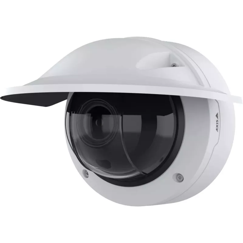 IP apsaugos kamera AXIS Q3546-LVE — kupolinė, vidaus ir lauko, 2688×1512, 1/1,8 colio CMOS, 4,7–10 mm, 2,2× optinis priartinimas, 360° sukimas