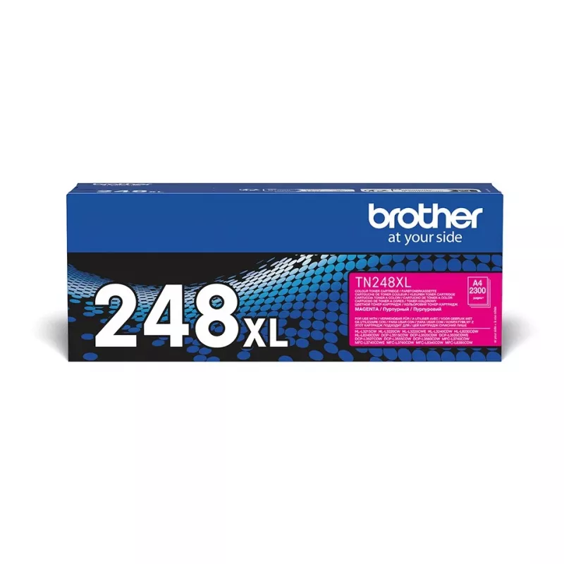“Brother” TN-248XLM rausvai raudono dažų kasetė 1 vnt. Originali rausvai raudona