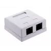 Alantec GN011 tinklo jungties dėžutė Cat6 balta