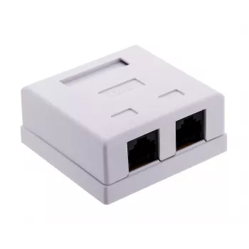 Alantec GN011 tinklo jungties dėžutė Cat6 balta