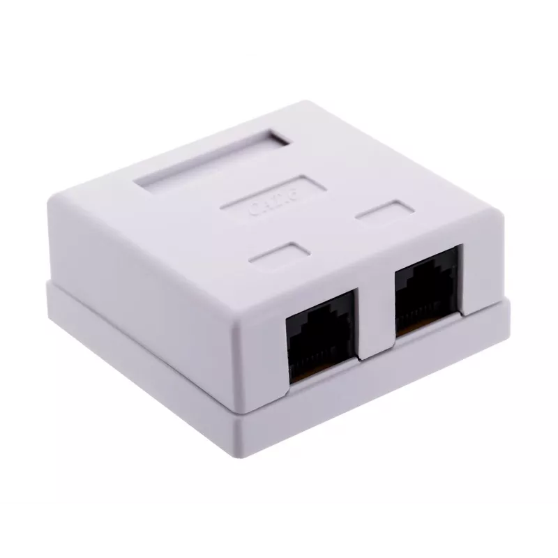 Alantec GN011 tinklo jungties dėžutė Cat6 balta