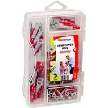 Fischer DUOPOWER-Box mini sieninis kaištis 553109 85 vnt. (553109)