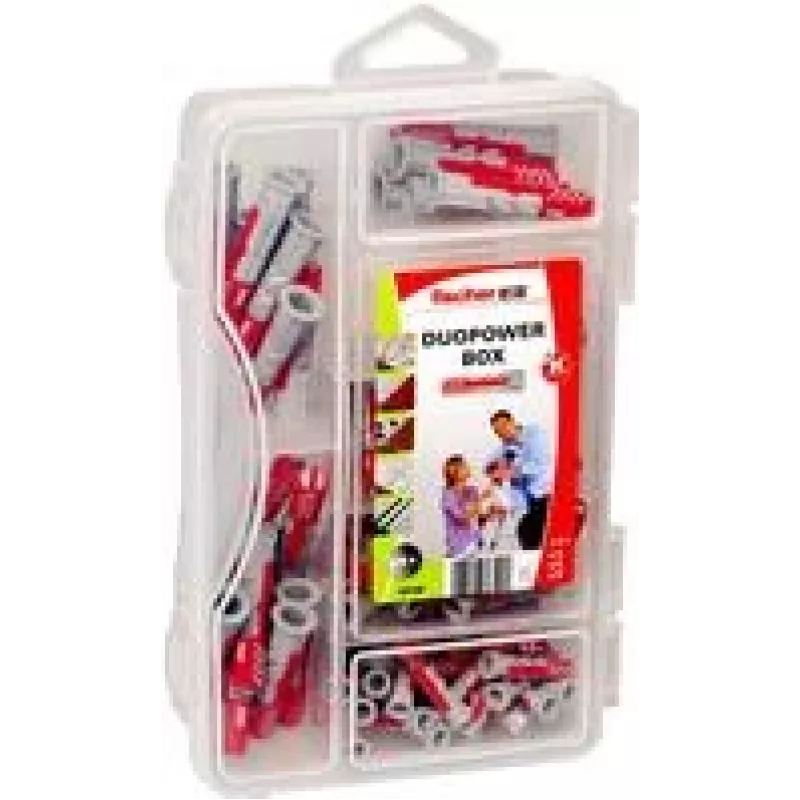 Fischer DUOPOWER-Box mini sieninis kaištis 553109 85 vnt. (553109)