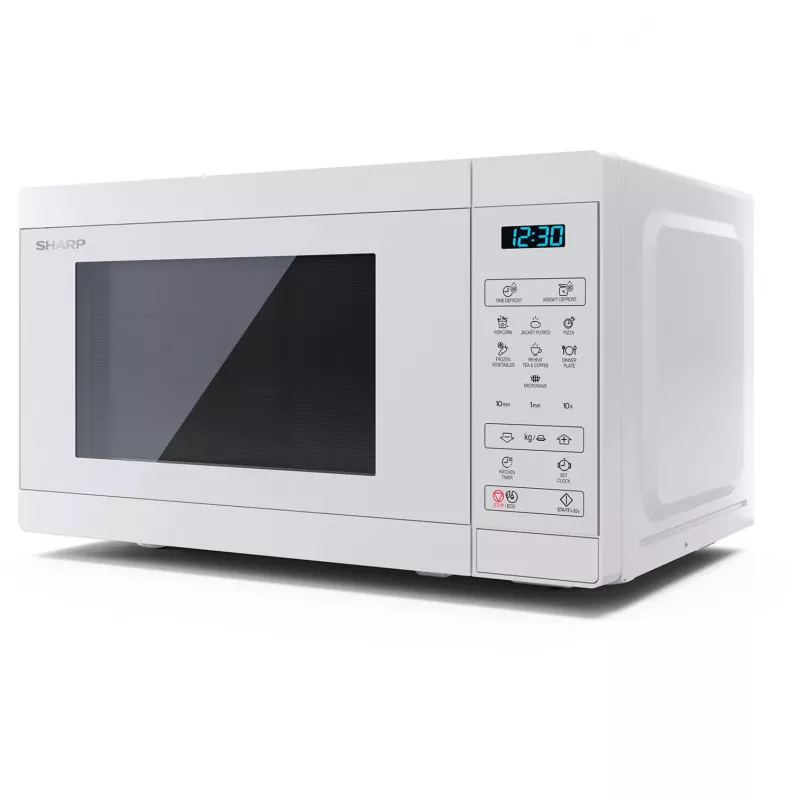 Sharp | Mikrobangų krosnelė | YC-MS02E-C | Laisvai pastatoma | 800 W | Balta