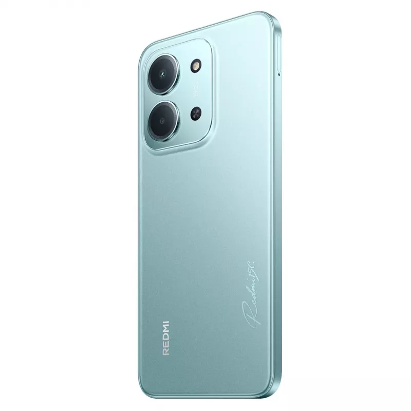 Išmanusis telefonas „Xiaomi Redmi 15C“ 6,9 colio, 4 GB RAM, 128 GB atminties, mėtų žalios spalvos, 6000 mAh, 50 MP galinė kamera, Helio G81-Ultra
