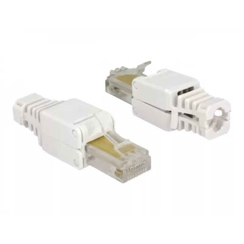 Laido jungtis DeLOCK 86415 RJ-45 Balta