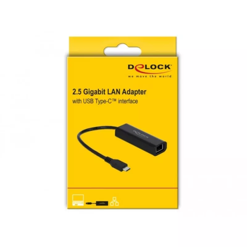 Tinklo plokštė DeLOCK 66298 Ethernet 5000 Mbit/s